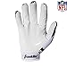 Franklin Sports New Orleans Saints Youth NFL Football Receiver Gloves - Receiver Gloves For Kids - NFL Team Logos and Silicone Palm - Youth M/L Pair