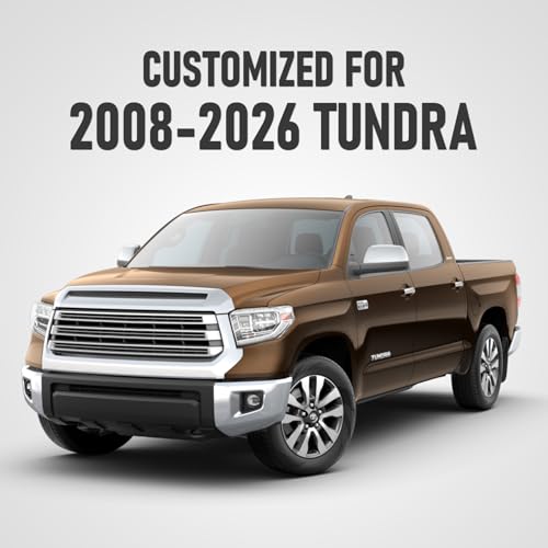 Image of Aierxuan Toyota Tundra Seat Covers Waterproof Leather Full Set (Black)