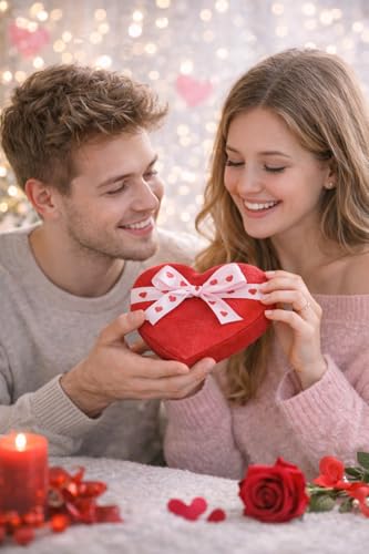Image of ZEXSAZONE Soft Plush Smiley Teddy Bear 22 CM | Kissing Love Teddy with Heart | Cute Romantic Gift for Valentine's Day, Anniversary, Birthday | Cuddly Stuffed Toy for Girls & Kids