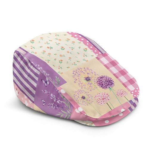Casquette cabbie femme confortable, chapeau plat d'été anti-transpiration
