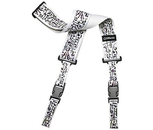 Dimarzio Dd2242 Steve Vai 2" Cliplock Guitar Strap Art White W/Bonus Ris Pick (X1) 663334046405 #TOP27