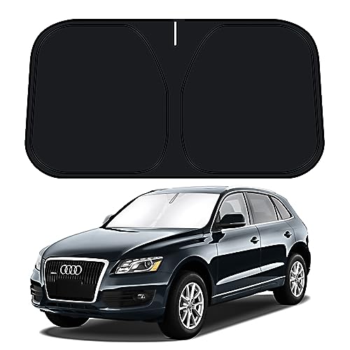 D-Lumina Windshield Sun Shade for 2009-2017 Au-di Q5 / 2014-2017 Au-di SQ5 Accessories, Front Window...