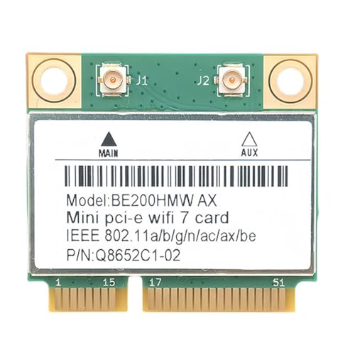 Tarjeta WiFi 7 PCI-E WiFi BE200 BE200HMW 8774Mbps 2,4G/5G/6Ghz para Bluetooth 5.4 802.11BE adaptador de red sin antena