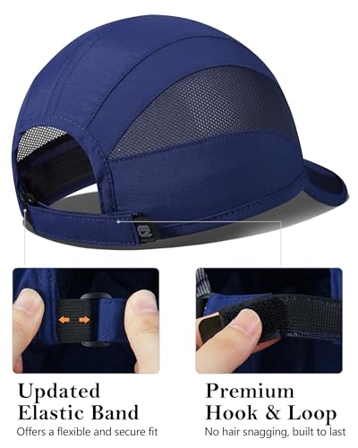 Image of GADIEMKENSD Quick Dry Run Hat Cooling Breathable Mesh
