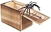 bald strong Boîte d'araignée Scary Scare Boîte de Box Surprise Boîtes de Blague Gag Joke Toys for Les Cadeaux de fête (avec Lettres 1 araignée dans 1 boîte) (Color : Bild 2)