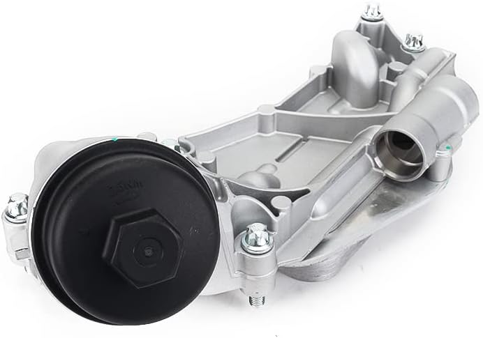 Miniatura 4 de 93186324 25199751 Enfriador de aceite de motor con conjunto de filtro de aceite 93186324 Reemplazo para GM Chevrolet Cruze Aveo Aveo5 Sonic,