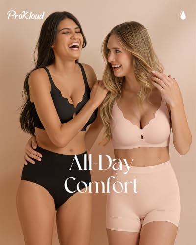 Image of ProKloud Bras for Women No Underwire Wireless Full Coverage Jelly Bras