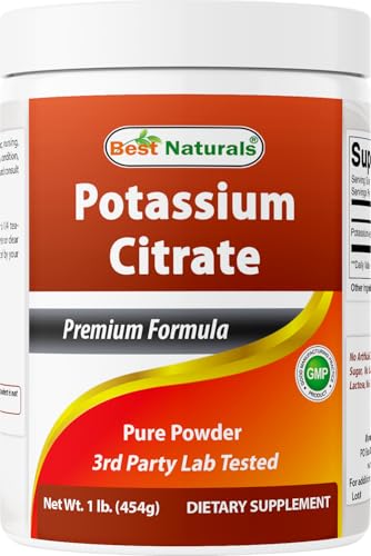 Best Naturals Potassium Citrate Pure Powder 1 Pound