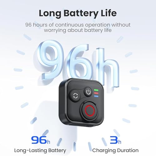 Bluetooth Fernbedienung für Insta360 X5/X4/X3/Ace Pro 2/Ace Pro/GO3S/GO3/Hero 13/12/11/IOS/Android Smartphone Kameras Zubehör mit Handschlaufe, 50m Reichweite BT5.1 Type-C