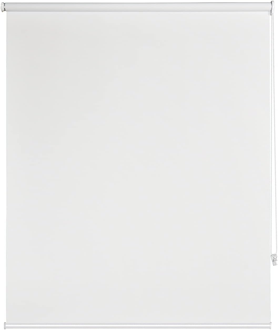 100% Blackout Roller Blinds,Waterproof Fabric Window Roller Shades Blind,Thermal Insulated,UV Protection,Privacy Screen,Side Pull Roller Blind,with Accessories,Customizable (80cm Width x 180cm Drop)