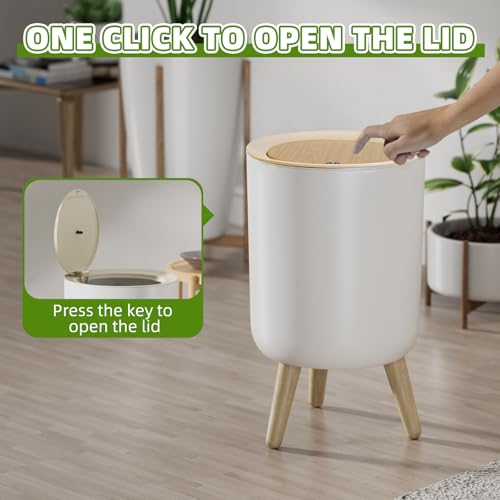 2 Pack Canecas de Basura con Tapa Presion y Diseño Moderno miniatura 6