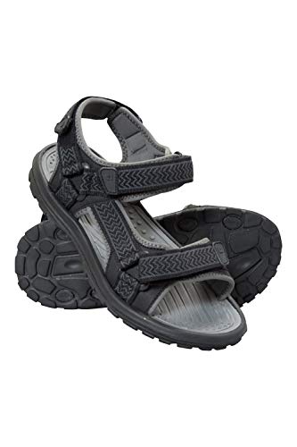 Mountain Warehouse Sandalias Crete para Hombre - Zapatos de Verano Resistentes, Agarre Firme, Plantilla Acolchada, Forro de Neopreno - para Viajar y Caminar en Primavera Gris 43