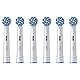 Oral-B Pro Sensitive Clean – ORIGINAL Aufsteckbürsten für Elektrische Zahnbürste – Sanfte Zahnreinigung, Ersatzbürsten mit X-Förmige Borsten, Zahnbürstenaufsatz, Made in Germany – Weiß, 6 Stück