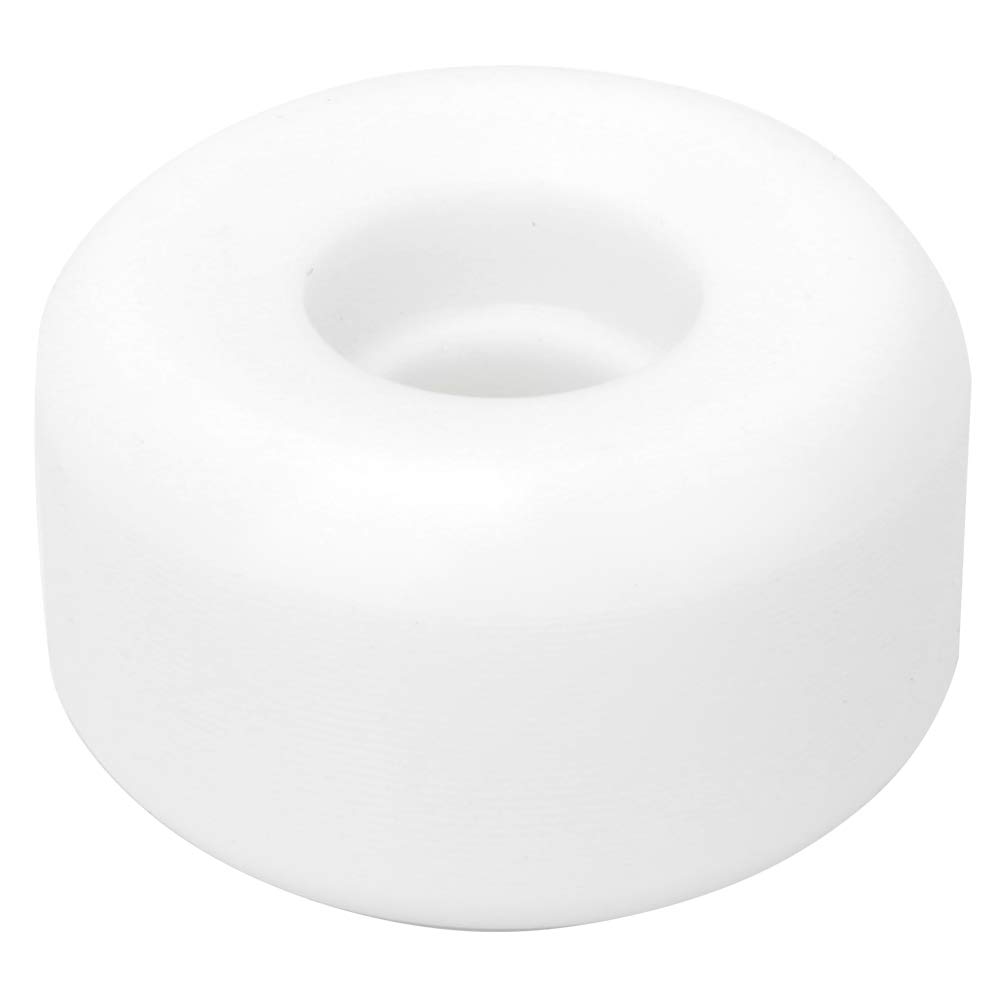 Ymiko Skateboard Wheels, Skate Wheels 52x32mm 4PCS MS2407 PU White Hardness Skateboard Double Rocker Wheel Longboard Wheels for Double Warped Plate