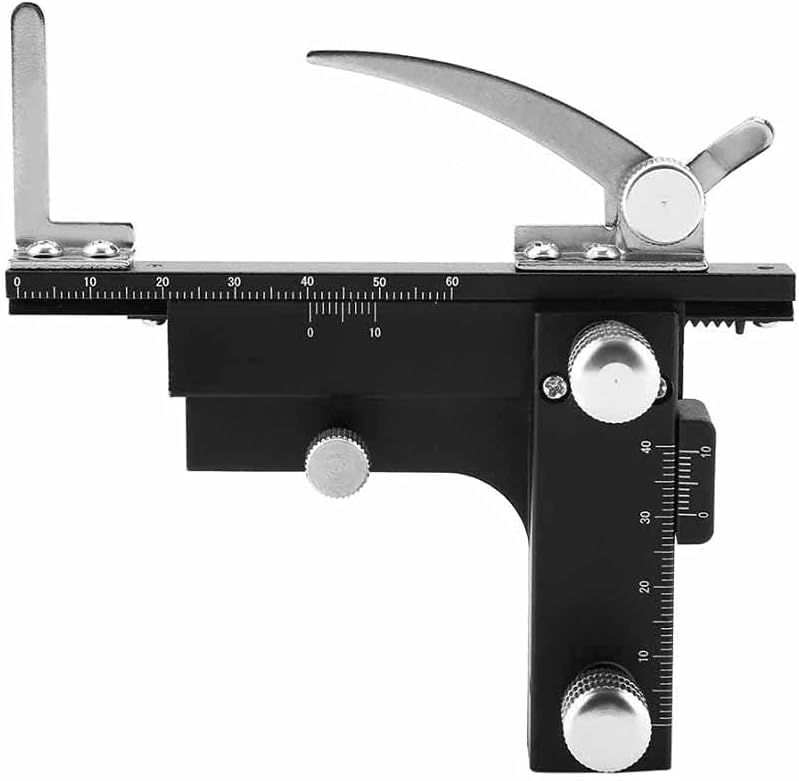 Microscope Moveable Caliper Accessories Movable Caliper Ruler Mechanical Stage X-Y Moveable Stage with Scale