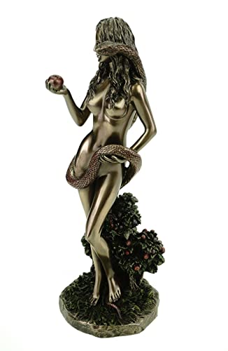 Veronese 708-7794 Eva Woman Adams with Snake and Apple in Paradise Nude Figure 25 cm, Multicolor, 25 x 9 x 9 cm - Image 2