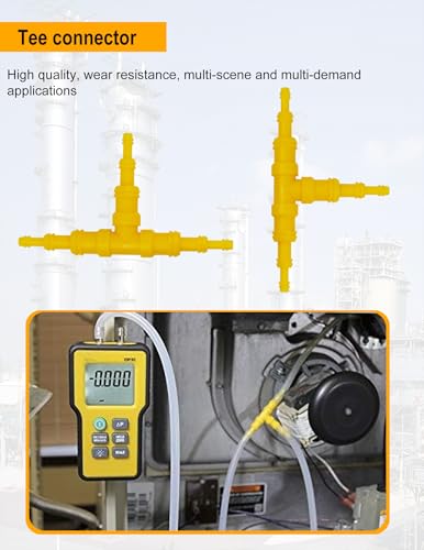 Image of ZIBOO JL3MN Manometer Probe Kit, Compatible with Klein Tools ET180 Digital Manometer Compatible with Fieldpiece JL3KM2, SDMN5,SDMN6,ADMN2,HVAC Pitot Static Tube Fit