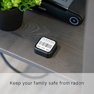 Radonova Radtrak³ Radon Detector for Home - Long Term (90 Days to 1 Year) Radon Test Kit for Home - Reliable Accurate Readings - Radon Test Kit with Lab Analysis Included - 1 Detector
