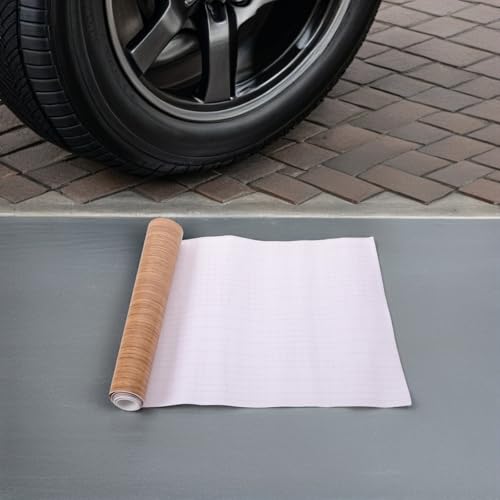 Vinilo madera roble mate de 30x200 cm autoadhesivo para proteger el salpicadero interior del coche 5