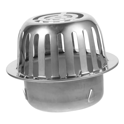 Gatuida Colador para Desagüe de Suelo Inoxidable Filtro Protector para Canalones y Bajantes Rejilla Antiobstrucción para Drenaje Exterior y Resistente y Duradero