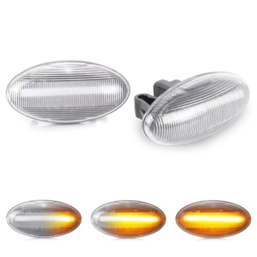 Intermitentes laterales dinámicos Peugeot intermitentes LED sin error para 206 307 6