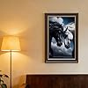 Black And White Horse Poster Canvas Poster Bedroom Decor Landscape Office Room Decor Gift 12" L X 18" W #3