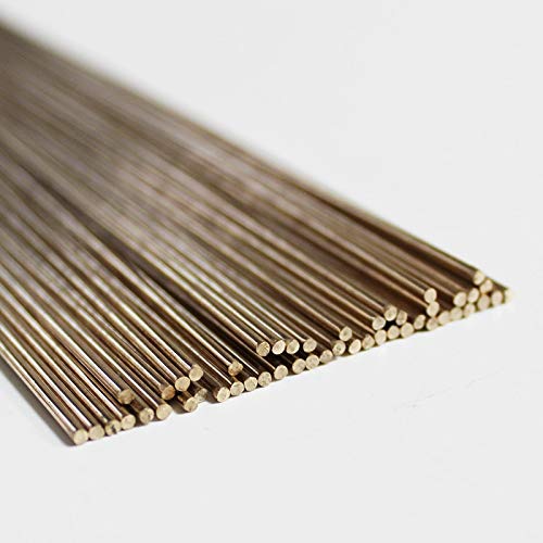 Kamas aluminum bronze copper welding wire ERCuAI brazing rods 1.6mm 2.0mm 2.5mm 3.0mm - (Diameter: 2.5mm x 500mm 10pcs)