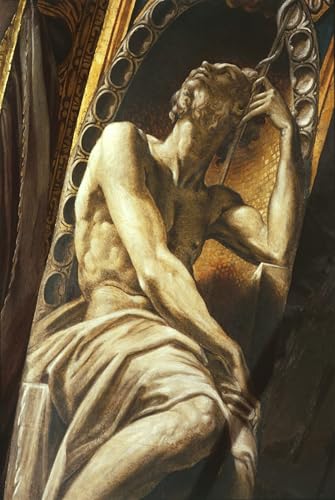Tableau Aaron de Parmigianino impression d'art sur toile décorative 60x90cm