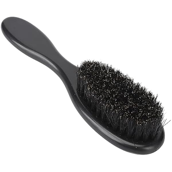 Szczotka do Brody Szczotka Fryzjerska dla Mężczyzn, Szczotka do Czyszczenia Szczotki Fryzjerskiej, Szczotka do Brody Męskiej Ergonomiczny Uchwyt Szczotka do Golenia do