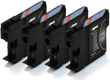 4 cartuchos de tinta Compatibles para impresora Brother DCP 115C :  Amazon.es: Informática