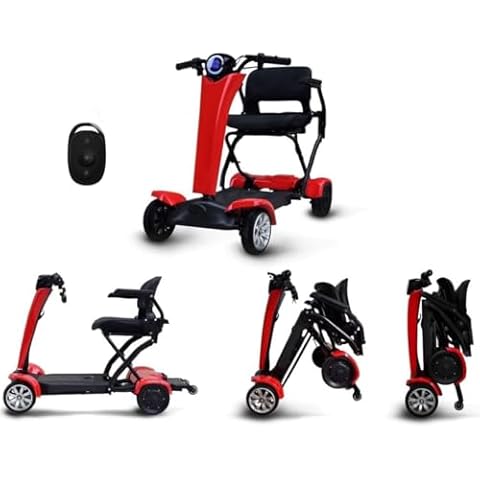 Automatic Folding Mobility Scooter with Remote Cover