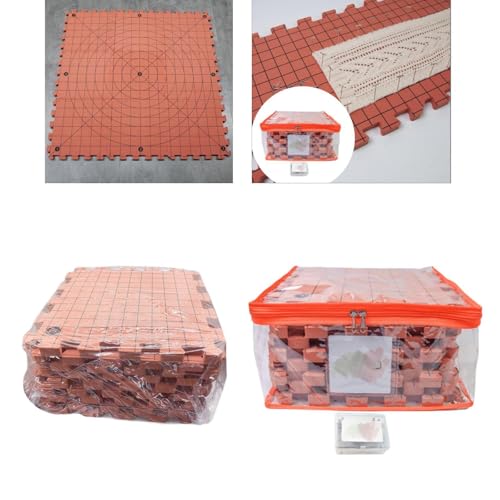Image of MYADDICTION Blocking Mats for Knitting with Grids for Crochet Projects Sewing Needlework 9 Mats