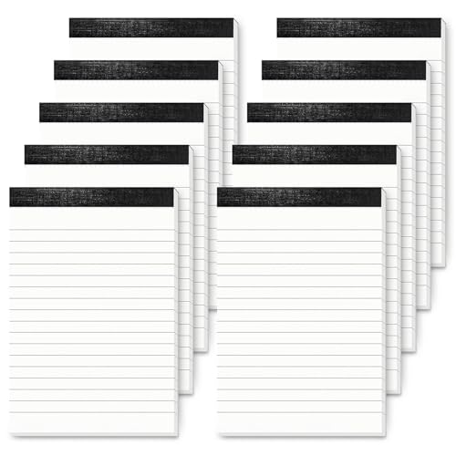 Image of Amazon Brand - Umi 10pc Pack A5 Size Small Ruled Notepads 21 x 14 cms,35 Sheets Each