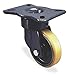 Kingpinless Plate Caster, Swivel, Poly, 6 in, 1600 lb.