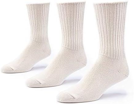 Maggie's Organics - Organic Cotton Classic Crew Socks - 3 Pairs - Unisex