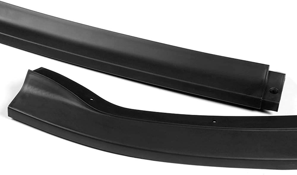 Q1-TECH, 9-Piece Front Bumper Lip & Side Skirt Extensions Diffuser Compatible with 2011 2012 2013 2014 Subaru Impreza WRX STI, Front Lip Spoiler Air Chin Body Splitter ABS (Matt Black)