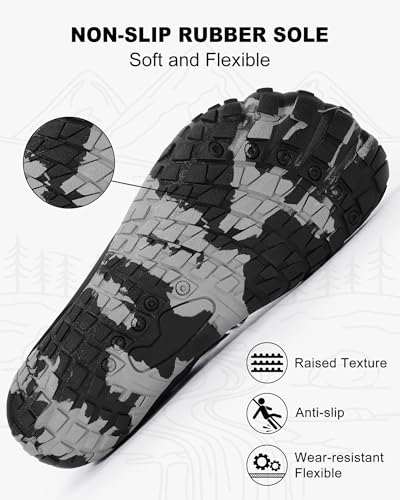 Barefoot Shoes Women Men, Hike Barefoot Womens Men Barefoot Hiking Beach Grounding Shoes Footwear for Travel, Pro Five Toe Shockproof and Anti Collision Wide Toe Box4