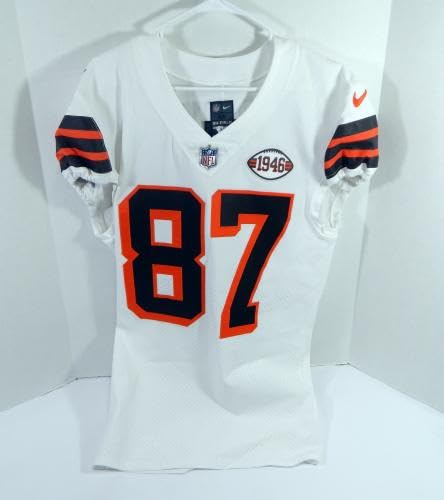 レア　SPIELMAN USA製　NFL ゲームシャツ  1 茶*柱様 《NIKE NFL》テキサンズ Dワトソン アメフト ゲーム