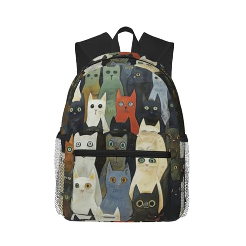 Sac à dos léger pour ordinateur portable voyage et randonnée chat