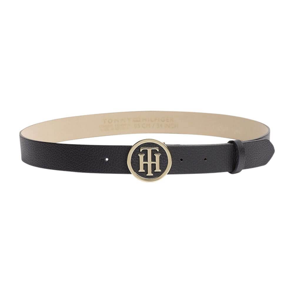 Tommy Hilfiger Pasek Kobiety Th Round Buckle Belt 3.0 Aw0aw05366