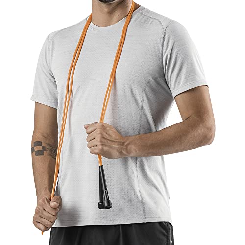 AX Esportes Corda de Pular Fitness PVC, Laranja, Único