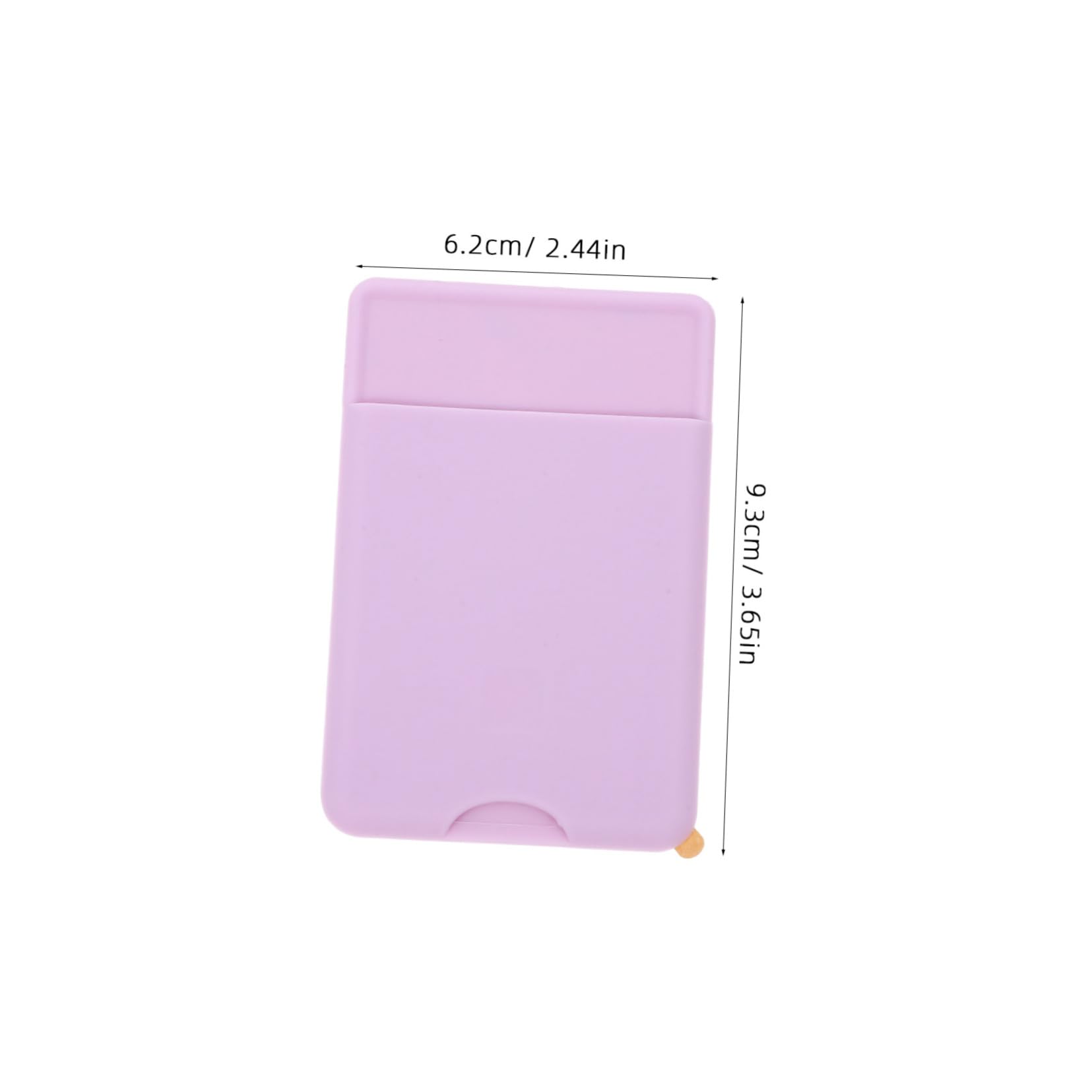 Artibetter 10pezzi Portafoglio Per Smartphone Adesivo Porta Carte Retro Per Cellulare Silicone Morbido Design Antiscivolo e