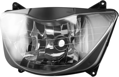 Phare avant de moto noir CBR 600 F4 étanche avec faisceau lumineux optimisé