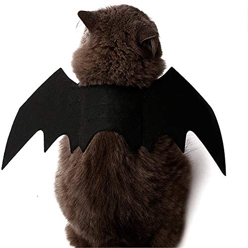 JDYW Katze Kostüm Fledermausflügel für Katzen Hunde Katzenkostüm Hundekostüm für Haustiere (Bat Wings)