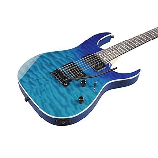 Ibanez GRG120QAASP-BGD GIO Series Guitare électrique avec matériel noir dégradé bleu - Les Beatles, Paul McCartney, John Lennon, RIngo Starr, George Harrison Ibanez GRG120QAASP-BGD GIO Series Guitare électrique avec matériel noir dégradé bleu – Image 5