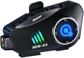 Snblzhef Q28-2X Motorcycle Helmet Headset with WiFi, Bluetooth, HD 1080P Driving Recorder & Wireless Camera Call & Video R...