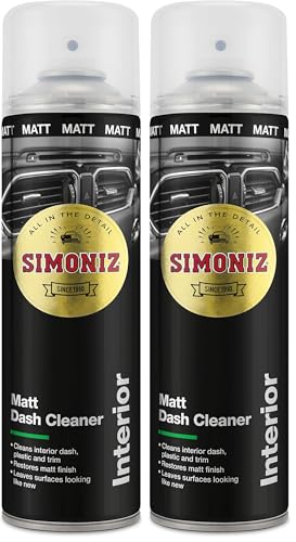 Image of SIMONIZ Matt Dash Cleaner, Fresh, 500ml (Pack of 2)