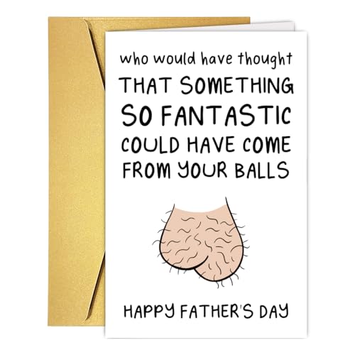 COLINHELIN Tarjeta de felicitación humorística para el día del padre (#2)