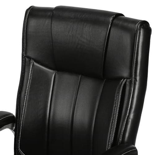 Image of GOYALSON Doctor Ortho Lumbar Support Spine Care High Back Office Executive Boss Black Revolving Chair | Made in India (Black New)
