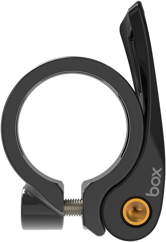 Box Component Fixed & Quick Release BMX Bike Seat post Clamps - Lightweight and Durable 6061-T6 Aluminum, Chromoly or Titanium Hardware